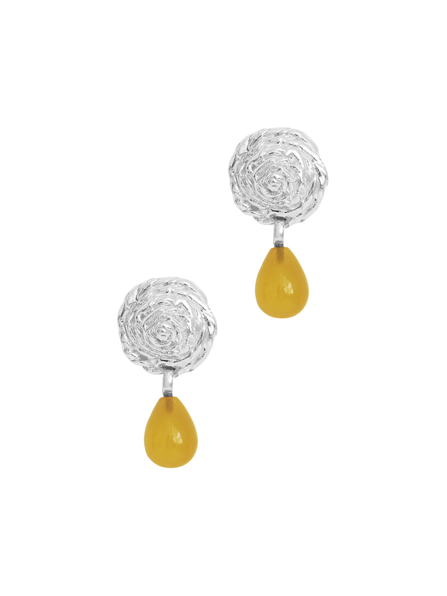 Breton sunflower earrings